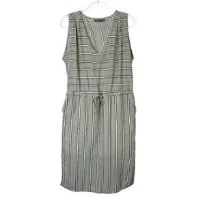 Prana‎ Organic Cotton Dress Womens Size Medium Drawstring Waist